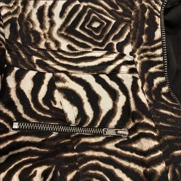 Alberto Makali Zip-Front Silk Jacket Sz Med - Picture 6 of 6